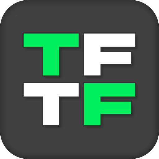 Imagem publicitária de tftf bet com funções em destaque